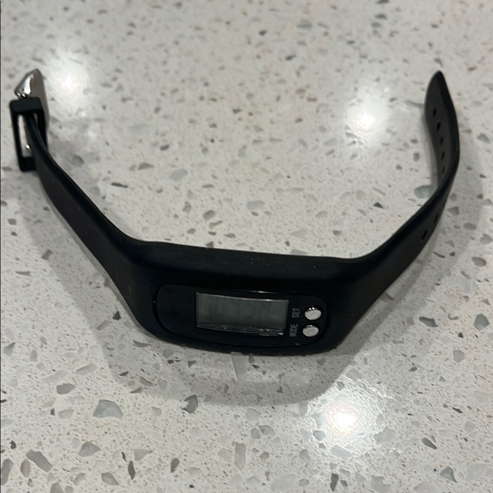 Black Fitness Tracker Watch